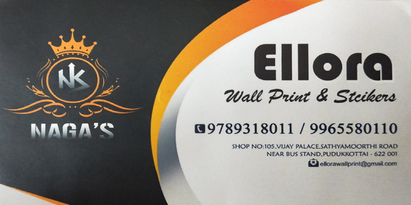 ELLORA WALL PRINT STICKERS PUDUKKOTTAI