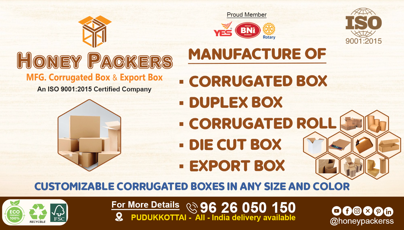 Corrugated Box Manufacturers  Egmore